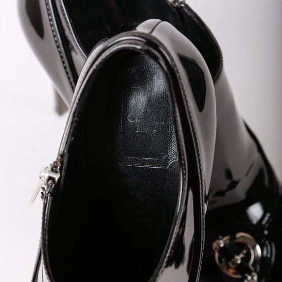 Dior Patent Leather Stiletto Bootie - Picture 6 of 9